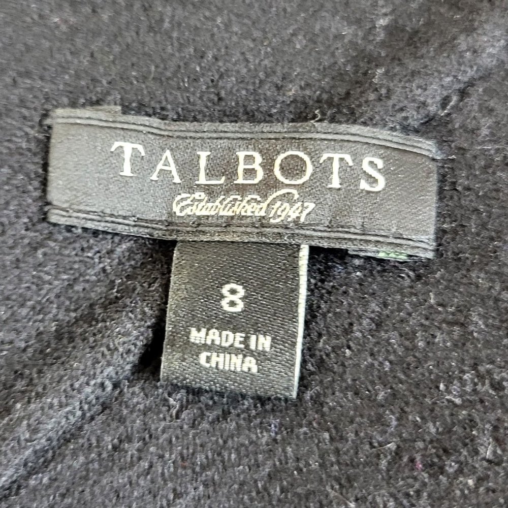 Talbots Black 100% Wool Structured Sheath Dress, Size 8, EUC - Picture 13 of 13